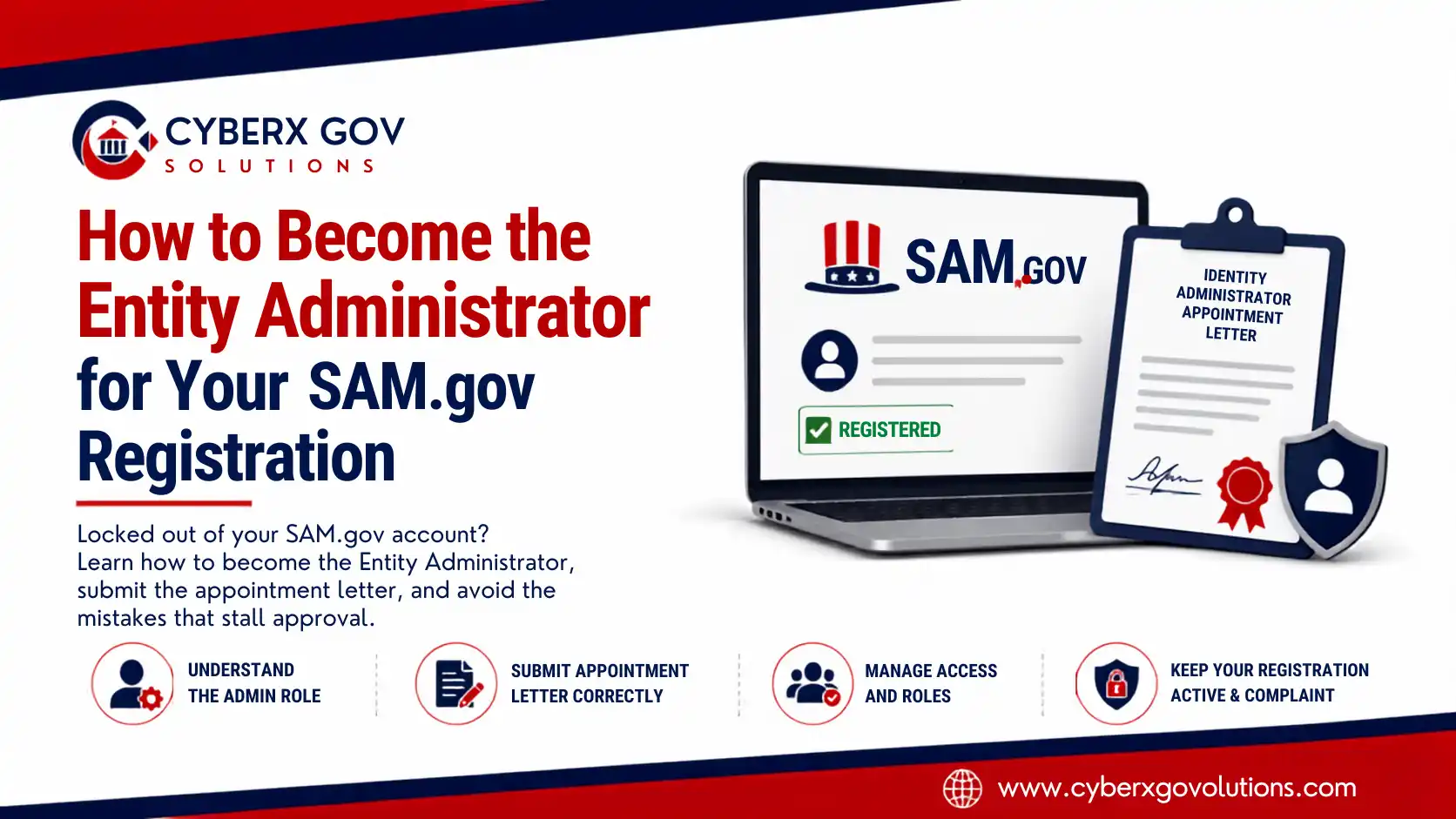 How to Become the Entity Administrator for Your SAM.gov Registration