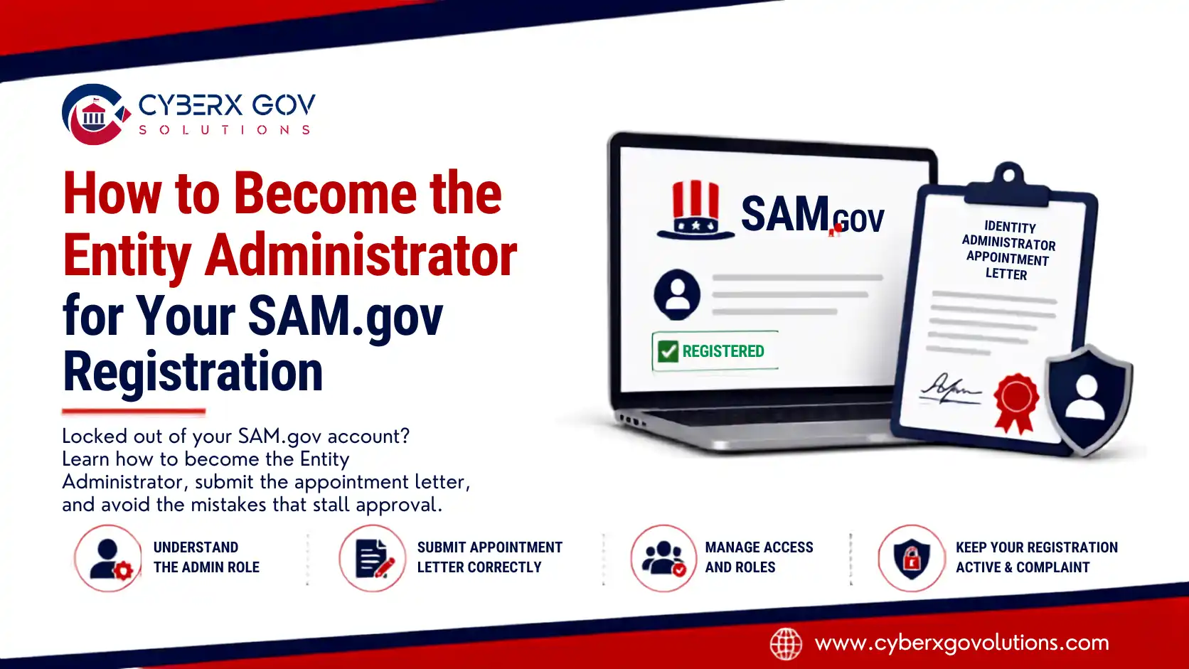 How to Become the Entity Administrator for Your SAM.gov Registration