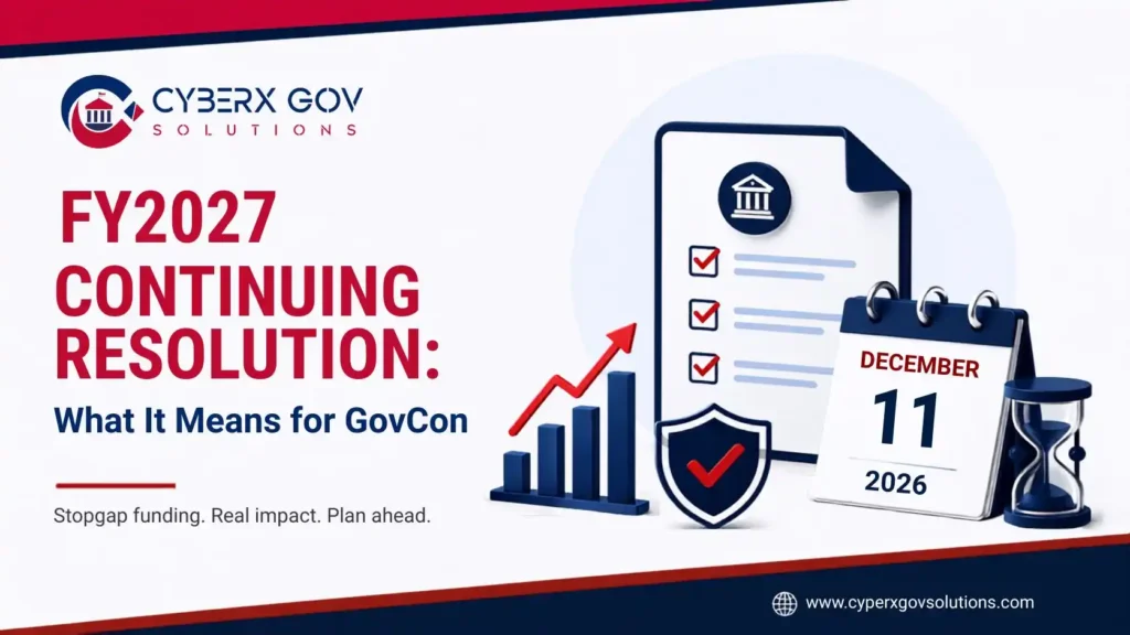 FY2027 continuing resolution keeping the federal government open and avoiding an October 2026 shutdown