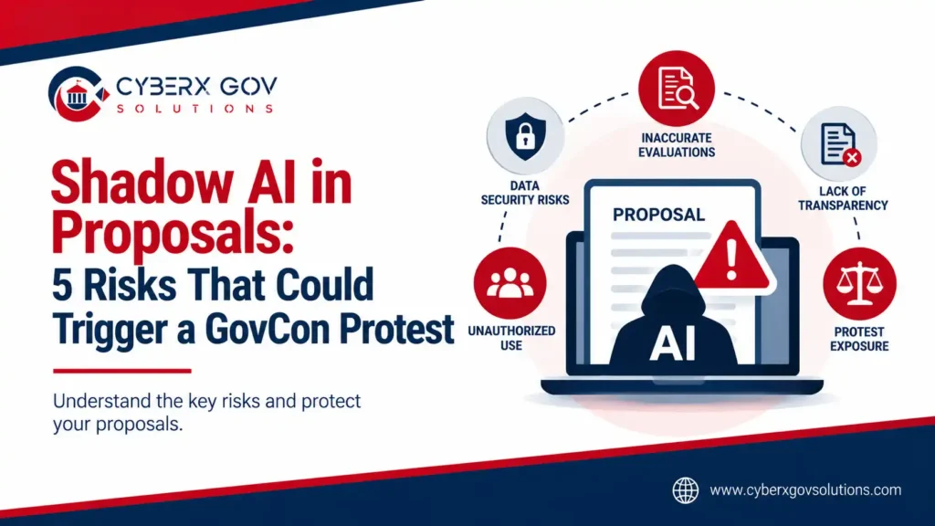 Shadow AI risks in government contract proposals and federal procurement evaluations